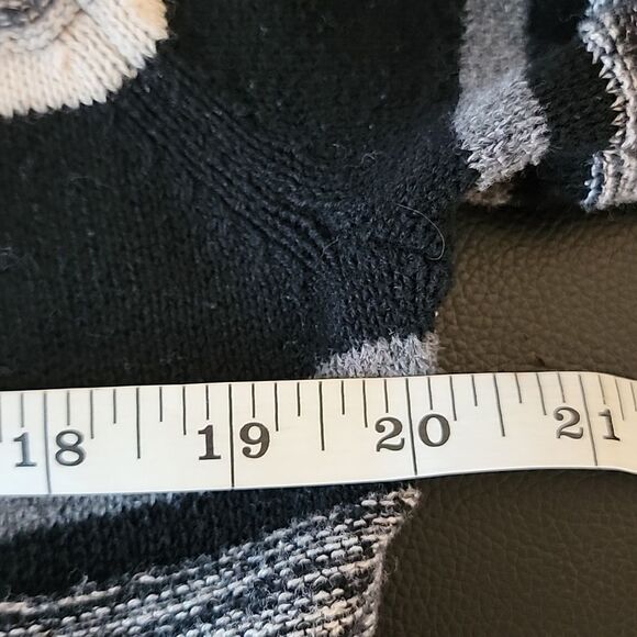 St. John's Bay open front striped cardigan Size L - Picture 9 of 10